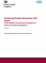 Screening Quality Assurance visit report: NHS Breast Screening Programme North and Mid Hampshire